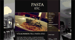 Desktop Screenshot of pasta-etc.se