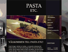Tablet Screenshot of pasta-etc.se